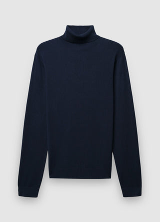 Pull à col roulé uni