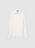 Long-sleeve solid colour knit shirt