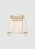 Jacquard-Pullover mit hohem Kragen