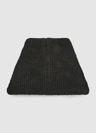 Ribbed knit neck warmer