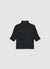 Maglia con collo cratere e maniche a 3/4