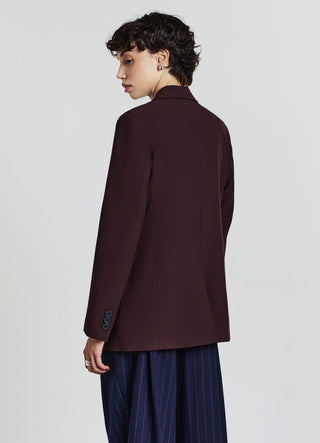 Double-breasted two-button jacket