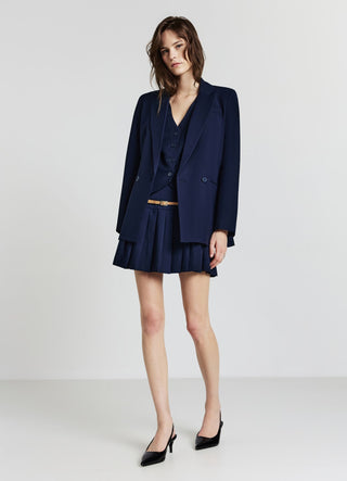 Double-breasted two-button jacket