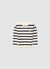 Maglia a righe con ricamo
