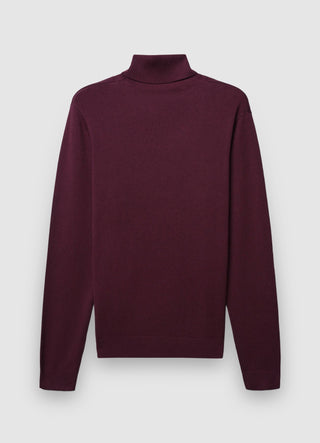 Pull à col roulé uni