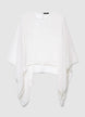 Camicia kimono ampia a tinta unita - M