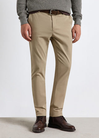 Tailored slim chino trousers