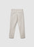 Straight corduroy trousers with pleats