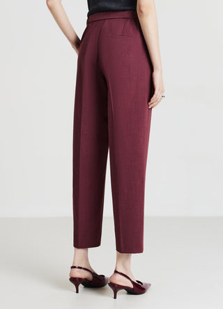 Hlače cigaretnog kroja jednobojne