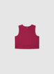 Blusa smanicata a tinta unita - XL