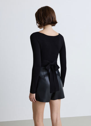 Maglia aderente con fusciacca