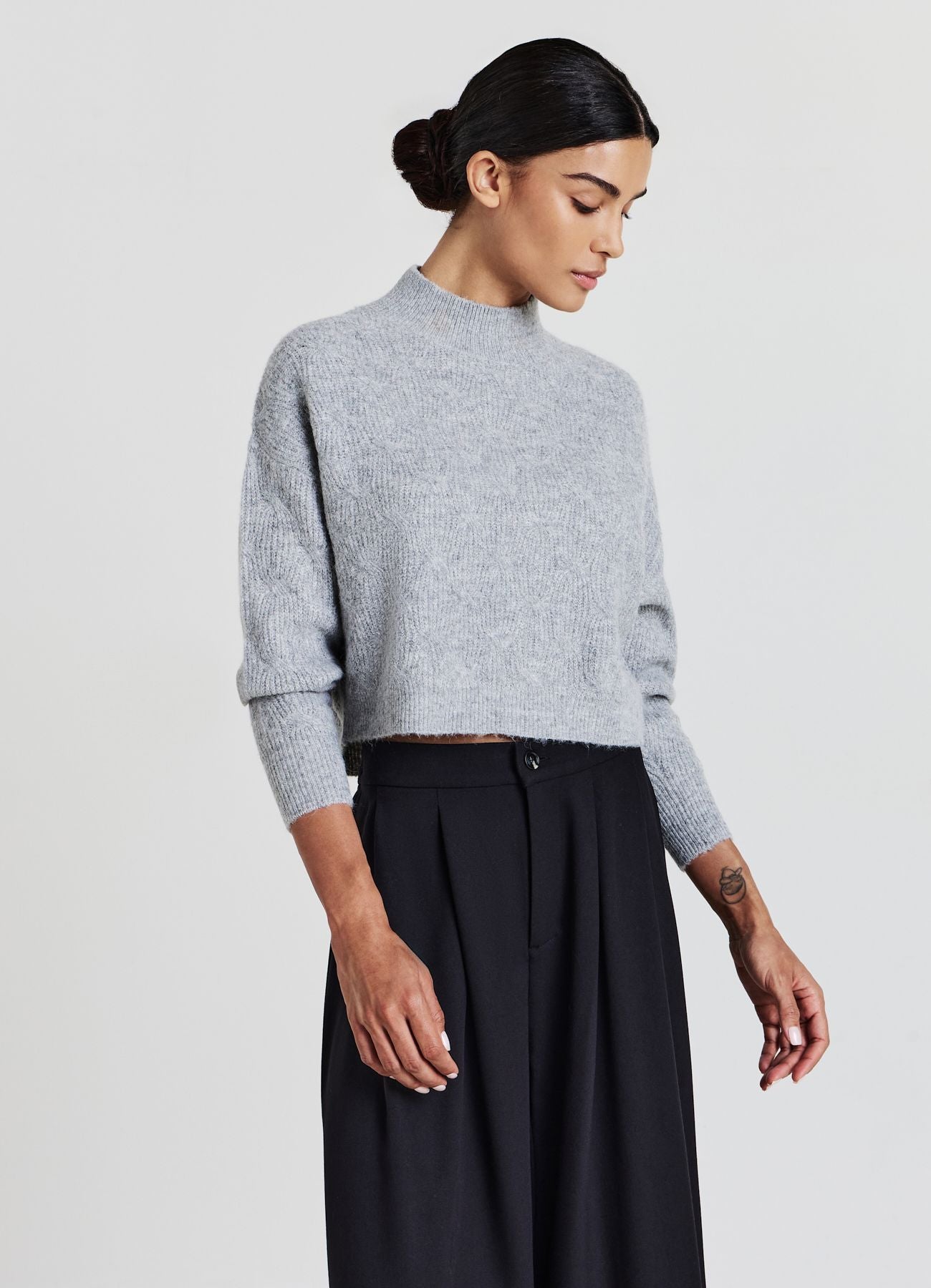 Cable knit jumper SAB0077489001S0822 – Calliope