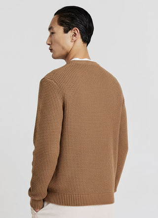 Pull à col rond uni