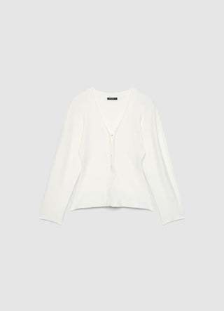 Cardigan with hooks