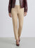 Plain tailored long trousers