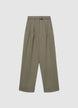 Pantaloni palazzo con doppia pinces - XS