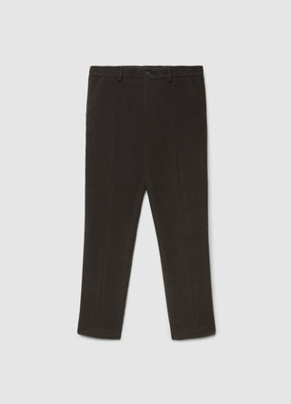 Pantalon droit à micro-motif