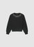 Sweatshirt with rhinestone embellishments