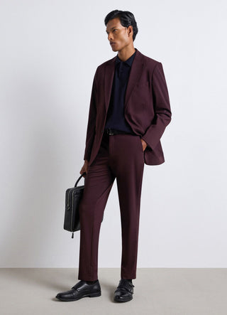 Plain tailored trousers