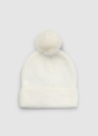 Berretto con pompon e ricamo Stitch®
