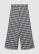 Pantaloni palazzo cropped in tweed - XL