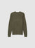 Honeycomb crew neck sweater