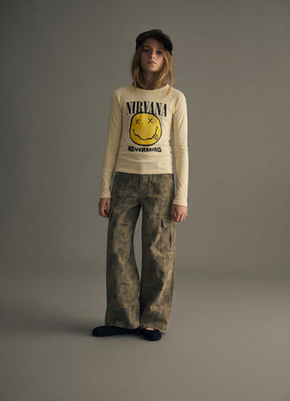 T-shirt con stampa Nirvana®