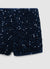 High-waisted shorts with sequins