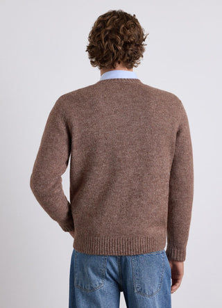 Maglione girocollo melange