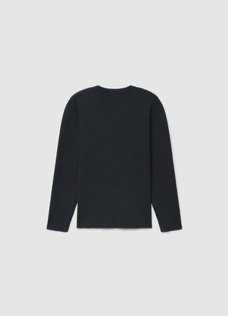Maglia girocollo a tinta unita