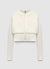 Crop-Pullover aus Kunstfell