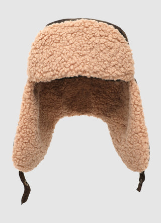 Aviator hat with ear flaps