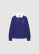 Oversize Polo-Shirt mit Schriftzügen - 8-9