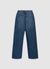 Wide-leg jeans with asymmetric fly