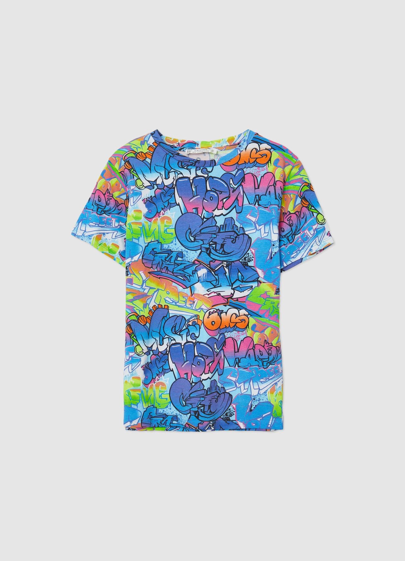 Graffiti print T-shirt – Calliope