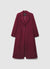 Cappotto lungo con chiusura a un bottone