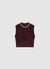 Gilet in maglia con applicazioni strass