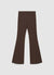 Pantaloni flare a tinta unita