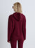 Pullover mit Kapuze und V-Ausschnitt