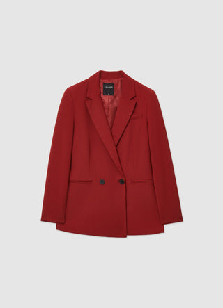 Double-breasted two-button jacket