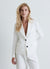 Single-breasted solid colour blazer