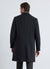 Single-breasted plain-colour coat