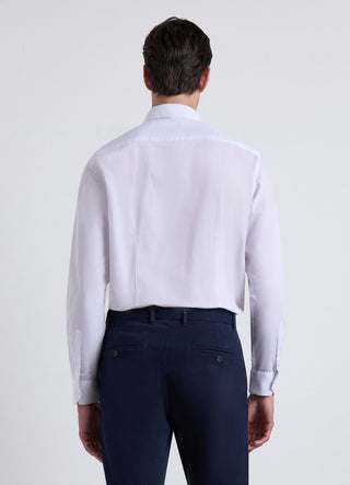 Camicia slim fit a tinta unita