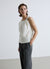 Ärmelloses Top mit Ringdetail