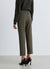 Pantaloni con elastico in vita e risvolto
