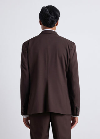 Single-breasted solid colour jacket
