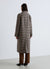 Einreihiger Karomantel