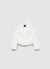 Crop jacket with plush effect and notched collar