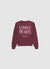 Bluza oversize z haftowanymi napisami