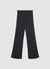 Solid colour long flared leggings
